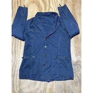 VTG 555 Triple Five Soul Women XL Patches Reversible Utility Jacket Blue @ Jrack